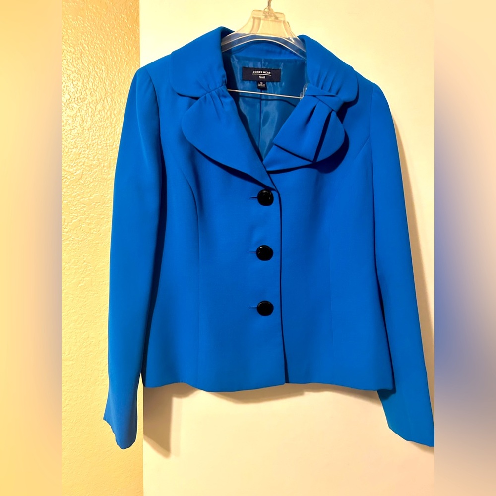 Women’s Jones Wear Suit Jacket (only); blue size 10